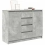 Aparador con cajones gris hormigón 100,5x35x76 cm de , Aparadores - Ref: Foro24-3328447, Precio: 135,11 €, Descuento: %