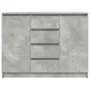 Aparador con cajones gris hormigón 100,5x35x76 cm de , Aparadores - Ref: Foro24-3328447, Precio: 135,11 €, Descuento: %