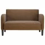 Sofá Loveseat Marrón 110 cm Cuero Sintético by , Sofas - Ref: Foro24-4100541, Price: 182,15 €, Discount: %