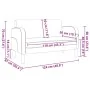 Sofá Loveseat Marrón 110 cm Cuero Sintético by , Sofas - Ref: Foro24-4100541, Price: 182,15 €, Discount: %