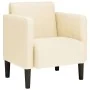 Sillón con reposabrazos color crema 54 cm tejido de pana de , Sillones - Ref: Foro24-4100517, Precio: 130,84 €, Descuento: %