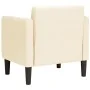 Sillón con reposabrazos color crema 54 cm tejido de pana de , Sillones - Ref: Foro24-4100517, Precio: 130,84 €, Descuento: %