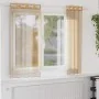 Cortinas de gasa con ojales 2 uds arena de , Cortinas y visillos - Ref: Foro24-4102119, Precio: 13,23 €, Descuento: %