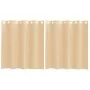 Cortinas de gasa con ojales 2 uds arena de , Cortinas y visillos - Ref: Foro24-4102119, Precio: 13,23 €, Descuento: %