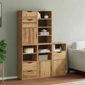 Armarios auxiliares 5 uds "ODDA" 40x24x79 cm Madera maciza pino by , Sideboards - Ref: Foro24-3365366, Price: 261,61 €, Disco...