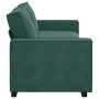 Sofá de 3 plazas terciopelo verde oscuro 180 cm de , Sofás - Ref: Foro24-4105032, Precio: 256,24 €, Descuento: %