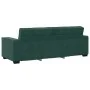 Sofá de 3 plazas terciopelo verde oscuro 180 cm de , Sofás - Ref: Foro24-4105032, Precio: 256,24 €, Descuento: %