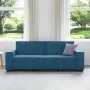 Sofá de 3 plazas terciopelo azul 180 cm de , Sofás - Ref: Foro24-4105039, Precio: 256,24 €, Descuento: %