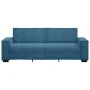 Sofá de 3 plazas terciopelo azul 180 cm de , Sofás - Ref: Foro24-4105039, Precio: 256,24 €, Descuento: %