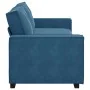 Sofá de 3 plazas terciopelo azul 180 cm de , Sofás - Ref: Foro24-4105039, Precio: 256,24 €, Descuento: %