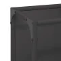 Leñero negro 25x25x80 cm Acero laminado en frío de , Bolsas y soportes de leña - Ref: Foro24-864263, Precio: 43,44 €, Descuen...