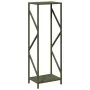 Leñero verde oliva 34x25x100 cm Acero laminado en frío de , Bolsas y soportes de leña - Ref: Foro24-864326, Precio: 52,68 €, ...