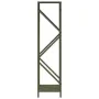 Leñero verde oliva 34x25x100 cm Acero laminado en frío de , Bolsas y soportes de leña - Ref: Foro24-864326, Precio: 52,68 €, ...
