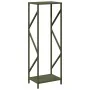 Leñero verde oliva 34x25x100 cm Acero laminado en frío de , Bolsas y soportes de leña - Ref: Foro24-864326, Precio: 52,68 €, ...