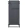 Leñero antracita 25x25x60 cm Acero laminado en frío de , Bolsas y soportes de leña - Ref: Foro24-864261, Precio: 37,41 €, Des...