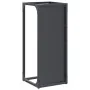Leñero antracita 25x25x60 cm Acero laminado en frío de , Bolsas y soportes de leña - Ref: Foro24-864261, Precio: 37,41 €, Des...