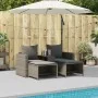 Set de muebles de jardín 5 pzas y cojines apilables gris de , Sofás de exterior - Ref: Foro24-4104165, Precio: 266,19 €, Desc...