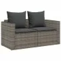 Set de muebles de jardín 5 pzas y cojines apilables gris de , Sofás de exterior - Ref: Foro24-4104165, Precio: 266,19 €, Desc...