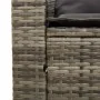 Set de muebles de jardín 5 pzas y cojines apilables gris de , Sofás de exterior - Ref: Foro24-4104165, Precio: 266,19 €, Desc...