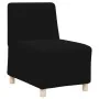 Sillón de sofá negro 55 cm tejido imitación lana rizada de , Sofás - Ref: Foro24-4108506, Precio: 125,19 €, Descuento: %