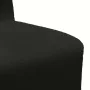 Sillón de sofá negro 55 cm tejido imitación lana rizada de , Sofás - Ref: Foro24-4108506, Precio: 125,19 €, Descuento: %
