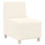 Sillón color crema 55 cm tejido imitación lana rizada de , Sofás - Ref: Foro24-4108504, Precio: 125,19 €, Descuento: %