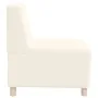 Sillón color crema 55 cm tejido imitación lana rizada de , Sofás - Ref: Foro24-4108504, Precio: 125,19 €, Descuento: %
