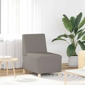 Sillón Sofá Tela Gris Topo 55 cm de , Sofás - Ref: Foro24-4108474, Precio: 120,38 €, Descuento: %