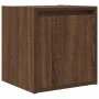 Mesilla de noche de pared roble marrón 38x34x40 cm de , Mesitas de noche - Ref: Foro24-861241, Precio: 38,41 €, Descuento: %