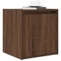 Mesilla de noche de pared roble marrón 38x34x40 cm de , Mesitas de noche - Ref: Foro24-861241, Precio: 38,41 €, Descuento: %