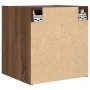 Mesilla de noche de pared roble marrón 38x34x40 cm de , Mesitas de noche - Ref: Foro24-861241, Precio: 38,41 €, Descuento: %