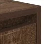 Mesilla de noche de pared roble marrón 38x34x40 cm de , Mesitas de noche - Ref: Foro24-861241, Precio: 38,41 €, Descuento: %