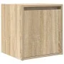 Mesillas de noche de pared 2 uds roble Sonoma 38x34x40 cm de , Mesitas de noche - Ref: Foro24-861234, Precio: 63,51 €, Descue...