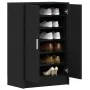 Zapatero de madera de roble negro 60x35x92 cm de , Zapateros y organizadores de calzado - Ref: Foro24-862074, Precio: 106,19 ...