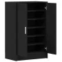 Zapatero de madera de roble negro 60x35x92 cm de , Zapateros y organizadores de calzado - Ref: Foro24-862074, Precio: 106,19 ...