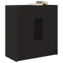 Aparador con cajones y puertas roble negro 70,5x34x74,5 cm de , Aparadores - Ref: Foro24-861842, Precio: 104,34 €, Descuento: %