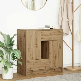 Aparador con cajones y puertas roble artesanal 70,5x34x74,5 cm von , Sideboards - Ref: Foro24-861849, Preis: 98,69 €, Rabatt: %