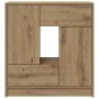 Aparador con cajones y puertas roble artesanal 70,5x34x74,5 cm de , Aparadores - Ref: Foro24-861849, Precio: 98,69 €, Descuen...