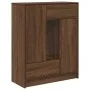 Aparador con cajones y puertas roble marrón 73x31x90 cm de , Aparadores - Ref: Foro24-861856, Precio: 101,36 €, Descuento: %