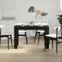Mesa de comedor de madera ingeniería roble negro 120x60x76 cm de , Mesas de cocina y de comedor - Ref: Foro24-861987, Precio:...