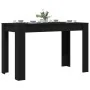 Mesa de comedor de madera ingeniería roble negro 120x60x76 cm de , Mesas de cocina y de comedor - Ref: Foro24-861987, Precio:...
