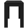 Mesa de comedor de madera ingeniería roble negro 120x60x76 cm de , Mesas de cocina y de comedor - Ref: Foro24-861987, Precio:...