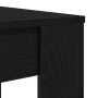 Mesa de comedor de madera ingeniería roble negro 120x60x76 cm de , Mesas de cocina y de comedor - Ref: Foro24-861987, Precio:...