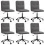 Sillas de comedor 6 unidades cuero sintético gris de , Sillas de comedor - Ref: Foro24-3315713, Precio: 346,42 €, Descuento: %