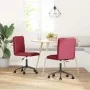 Sillas de comedor 2 unidades cuero sintético rojo tinto by , dining chairs - Ref: Foro24-3315422, Price: 118,56 €, Discount: %
