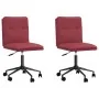 Sillas de comedor 2 unidades cuero sintético rojo tinto by , dining chairs - Ref: Foro24-3315422, Price: 118,56 €, Discount: %