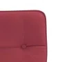 Sillas de comedor 2 unidades cuero sintético rojo tinto by , dining chairs - Ref: Foro24-3315422, Price: 118,56 €, Discount: %