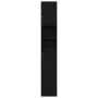 Mueble de baño de madera de roble negro 32x25,5x190 cm de , Muebles de baño - Ref: Foro24-862015, Precio: 79,59 €, Descuento: %
