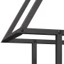 Leñero negro 50x25x60 cm Acero laminado en frío de , Bolsas y soportes de leña - Ref: Foro24-864311, Precio: 30,47 €, Descuen...