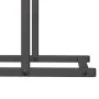 Leñero negro 50x25x60 cm Acero laminado en frío de , Bolsas y soportes de leña - Ref: Foro24-864311, Precio: 30,47 €, Descuen...